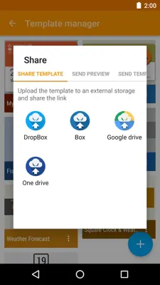 ADW Share to Google drive android App screenshot 3